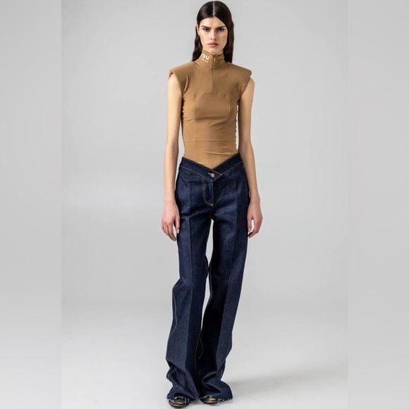 GUDU Denim - NWOT GUDU Capsule Asymmetric Wide Leg Trousers/Jeans Sz-M